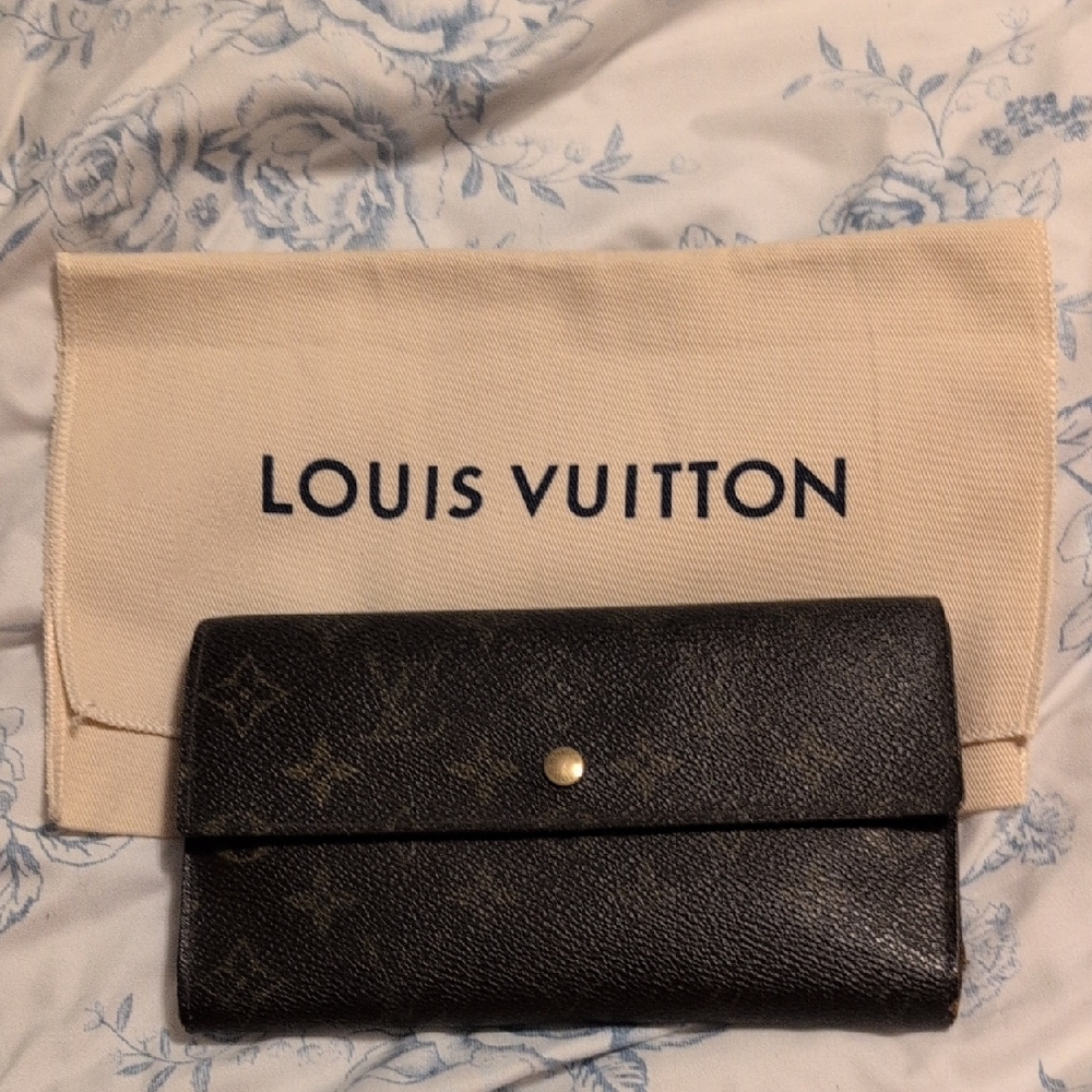 Louis Vuitton Brown Monogram Women's Wallet.